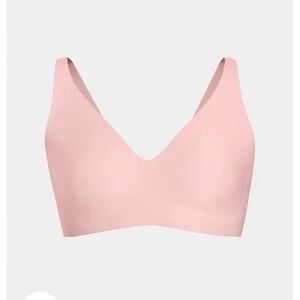 Knix bra wireless v-neck pink
